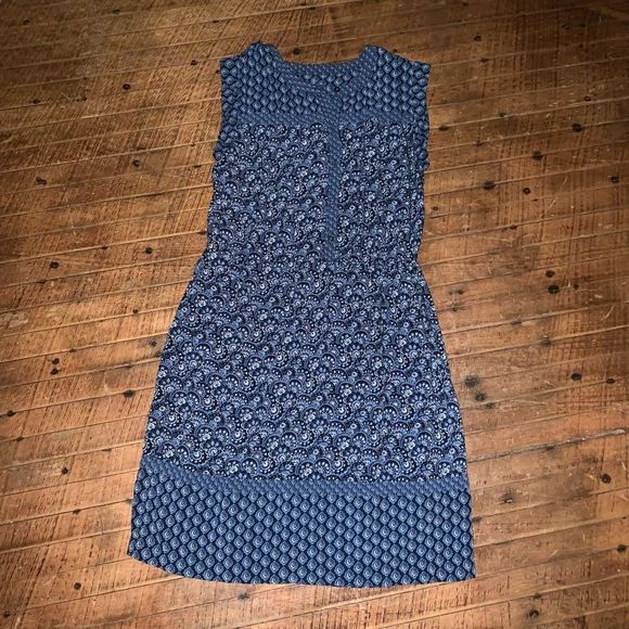 Loft blue boho SP sleeveless lightweight vacationcore sundress - Picture 1 of 3
